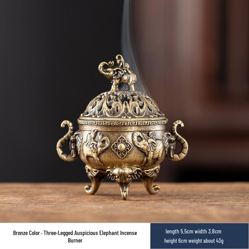 Auspicious Clouds Sandalwood & Agarwood Coil Incense for Indoor Aromatherapy - Long-lasting Deodorizing Incense Burner Censer