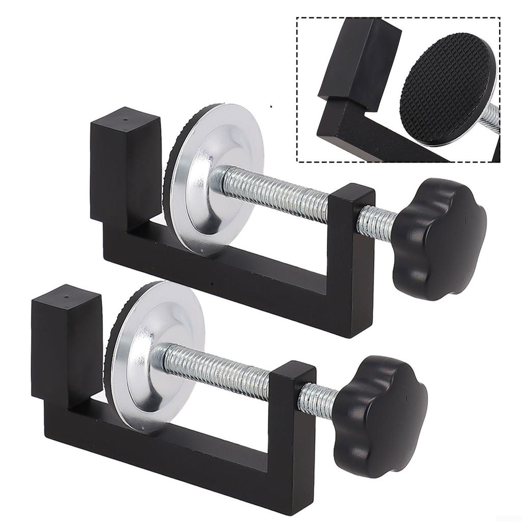 2pcs 10-57mm Woodworking Clamp C-Clamp G-Clamp For Wood Plastic Drilling Fixing#