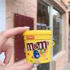 Creative Chocolate M&M's AirPods Pro Case: 1st-3rd Gen Compatible, Bluetooth Silicone Cover