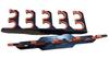 H5 Wall Or Ceiling Mounted Fishing Rod Rack With Soft Protective Pads, Fishing Rod Storage Box