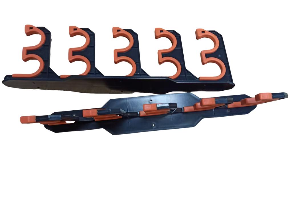 H5 Wall Or Ceiling Mounted Fishing Rod Rack With Soft Protective Pads, Fishing Rod Storage Box
