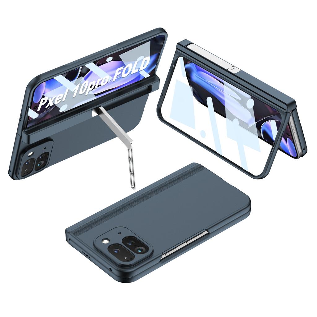 Google Pixel 10 Pro Fold Mobile Phone Case Folding Screen Bracket Hinged Magnetic All-inclusive Case