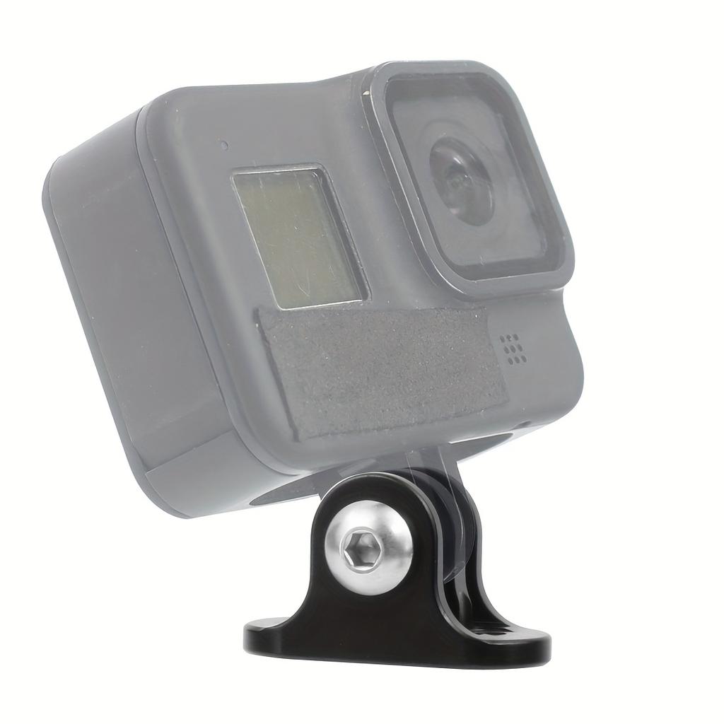 Durable Metal Camera Holder Adapter Mount Connector -Bike Computer Fixed Seat Base for Action Cameras, Compatible with Gopro 13 Phone Stand