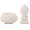 Chinese Style Buddha Ornaments Q Version Coconut Figurine Lotus Tathagata Buddha Statue  Garden