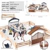 Educational Farm & Knight Playset: Animal Figures & Fence for Early Learning
