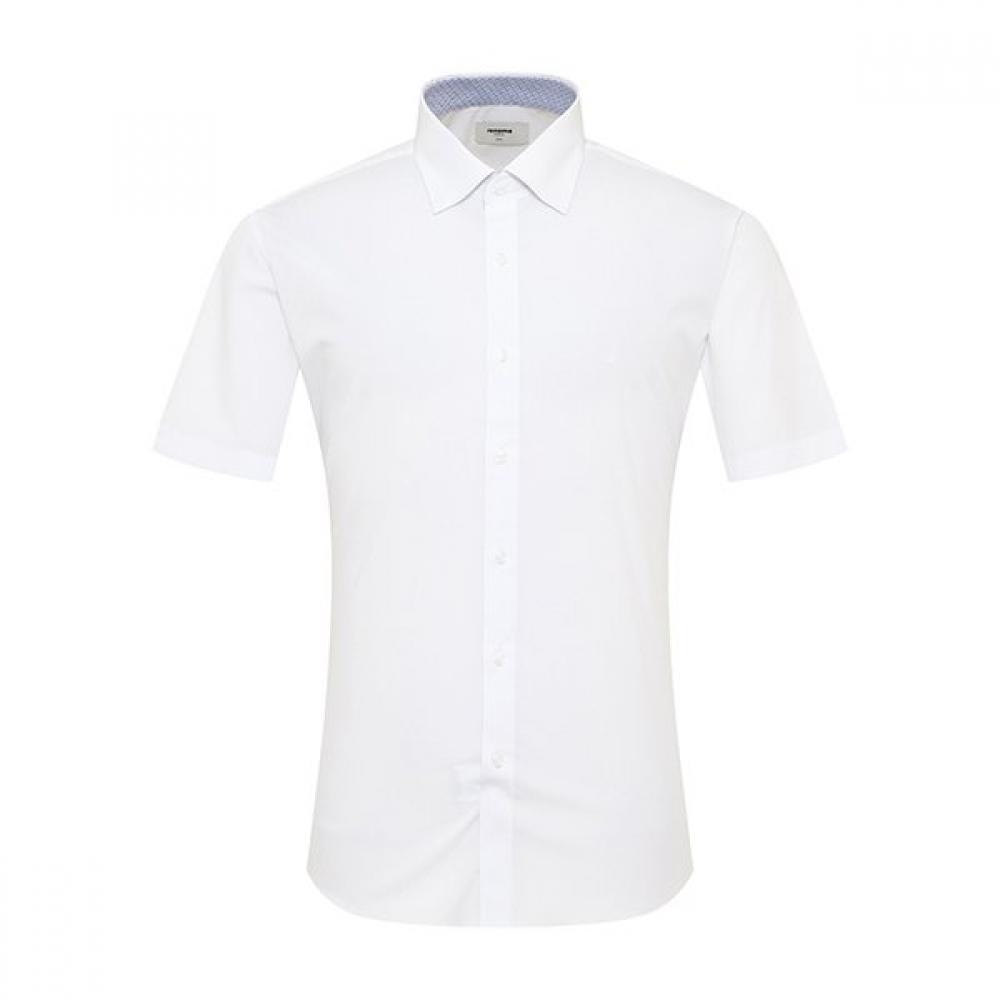 Renoma Modal Pillafil Span Half Sleeve Slim Shirt Rzusl1953 Wh 95