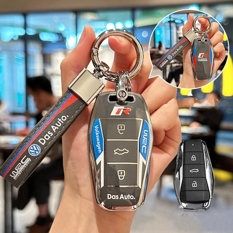 For VOLKSWAGEN TPU Car Key Cover Remote Control Fob Shell Case Keychain Holder Auto Accessories For JAC VW SOL E10X QX X8 E50 X6