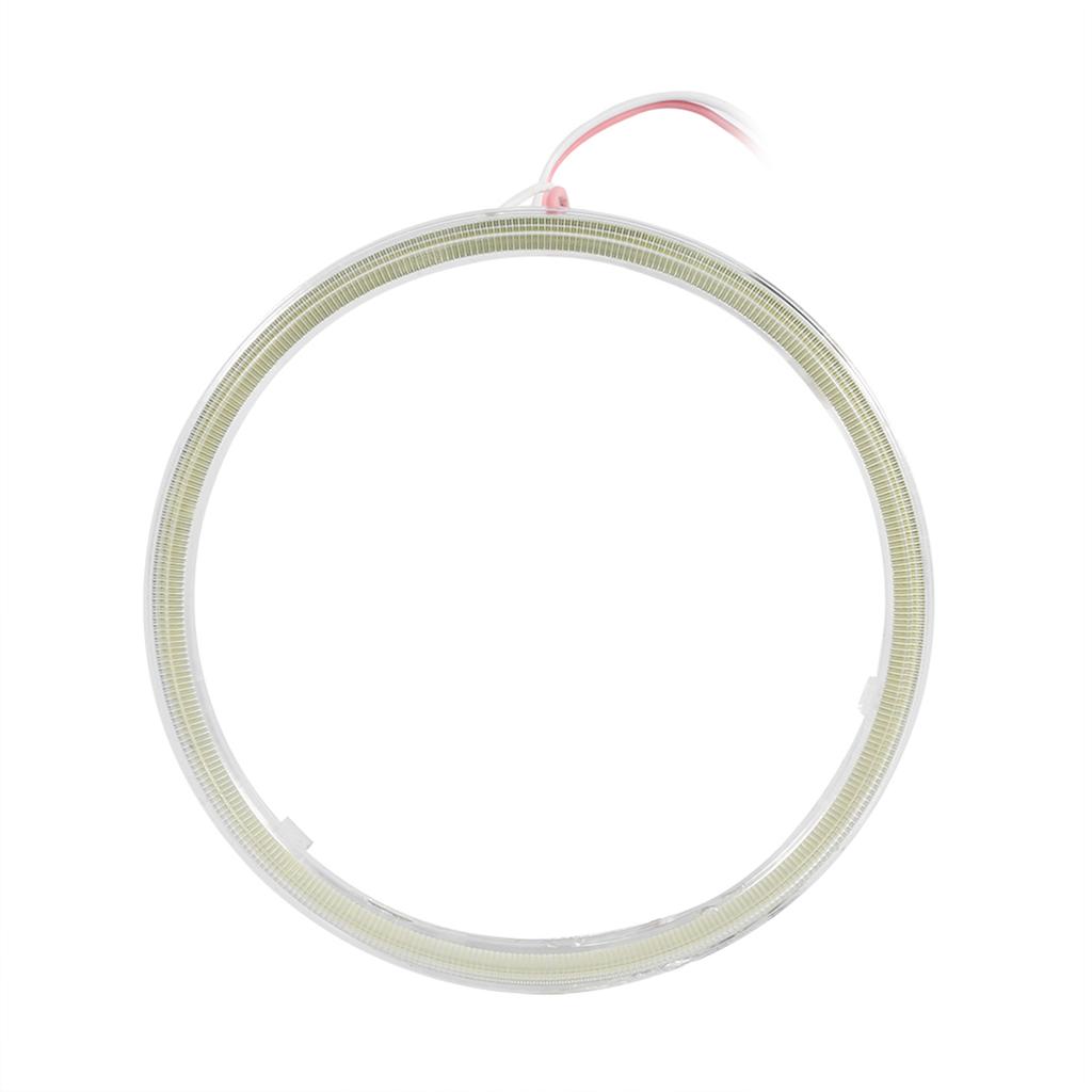 1 Çift Otomatik Halo Halkalar COB Çipli Far DRL LED Motosiklet Araba İçin 60mm