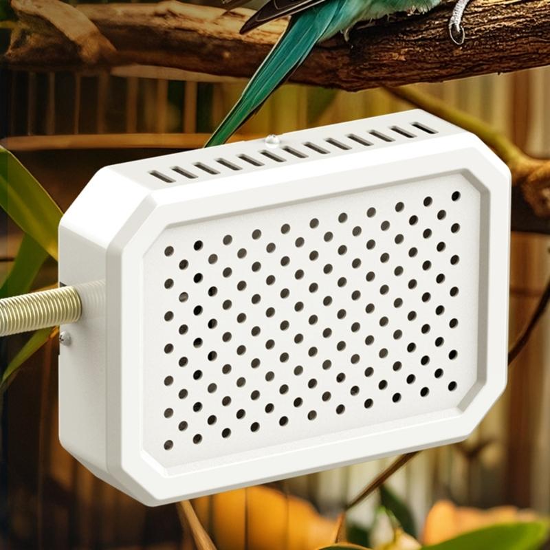 Durability Metal Warming Perches For Parrots With Anti Chew And Smarted Temperature Control For Bird Cages
