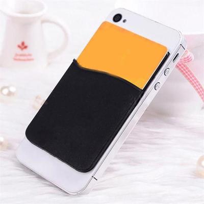 2Pcs Card Holder Silicone Phone Wallet Single-layer Multi-function for Bank Card