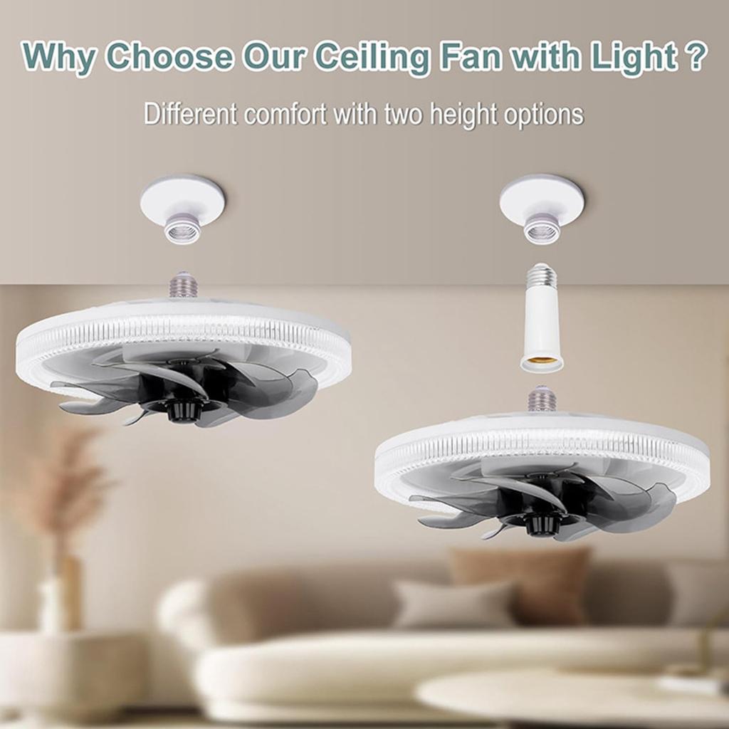 12palcový stropní ventilátor s dálkovým světlem 4 nastavitelné rychlosti větru Tichý ventilátor 3 nastavitelná lampa pro kancelářskou domácí jídelnu