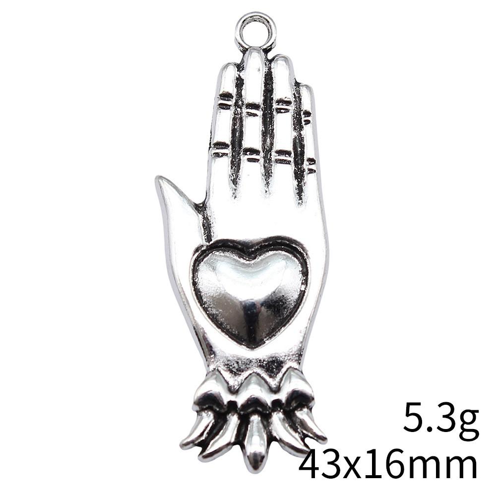 Christmas Decorations Charms Jewelry Gothic Style Peach Heart Charms Pendant Items Craft Pendants