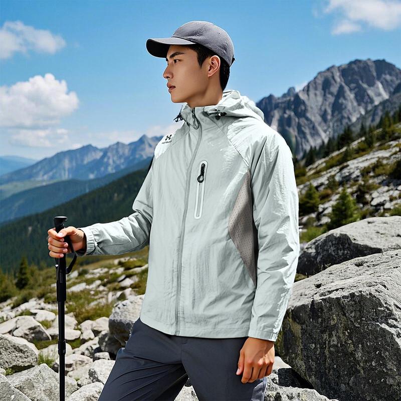 HOTSUIT Men s Lightweight Hooded UV Sun Protection Jacket 3XL