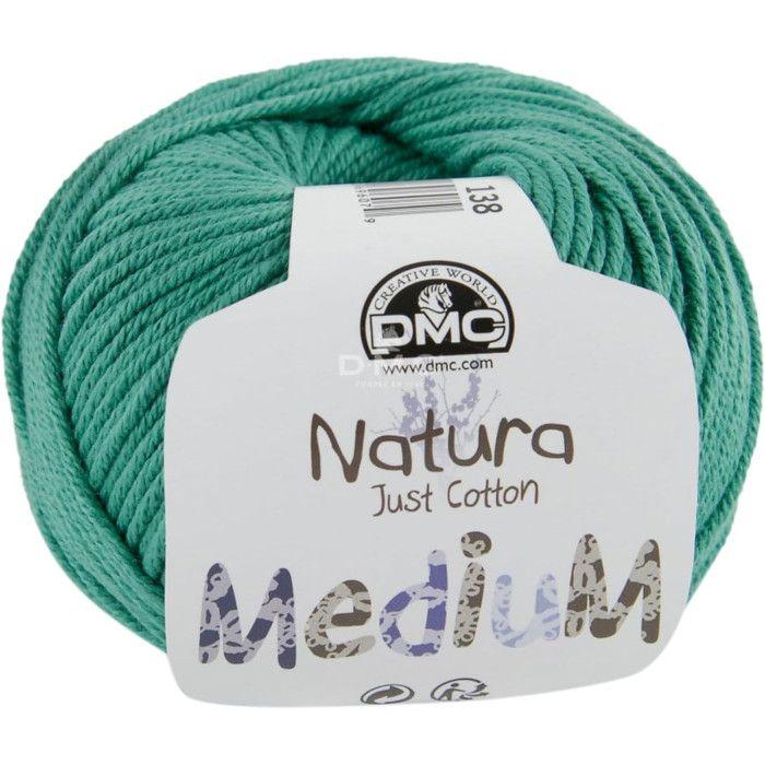 Fil DMC Natura Medium - 32 coloris - 50 g Vert Emeraude N° 138