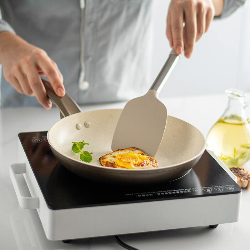 2 Stück Silikonspatel-Set Hitzebeständig Antihaft Steakspatel Küchenkochutensilien Kochgeschirr Kochwerkzeugset Spatel-Set