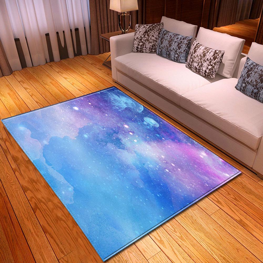 Simple Starry Sky Living Room Carpet Bedroom Dining Room Floor Mat Pattern Size
