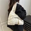 Retro Plaid Vest Bag Large Capacity Shoulder Bag Light Shopping Bag Versatile Bag Female Student