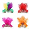 Showgirl Headpiece Plume Headwear Glamour Lightweight Show Girl Feathers Versatile Style Showgirls for Performances