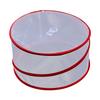 Serving Plate Net Covers Set of 3, Round Dish Tents with Spring Frame for Fruit Bowls, Side Dishes, Group Meals and Guest Tables during Service
