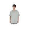 Anta Mens Outdoor Series Solid Color Loose Fit Round Neck Short Sleeve T-Shirt Men Tops Pearl-Gray 152436104-1