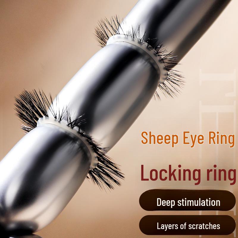 Miji Silicone Sheep Eye Ring - Thick and Thin Hair Lock, Fun Glans and Foreskin Rings for Men, 350/Box.