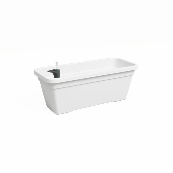 ARTEVASI Jardinière VENEZIA L SWS - 60 ma - Blanc - 57,5 x 24,5 x 22,5 cm