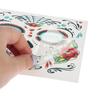 Day of The Dead Skull Face Dress Up Temporary Tattoo Stickers Pop Halloween Facial Makeup Special Waterproof Face Tattoo
