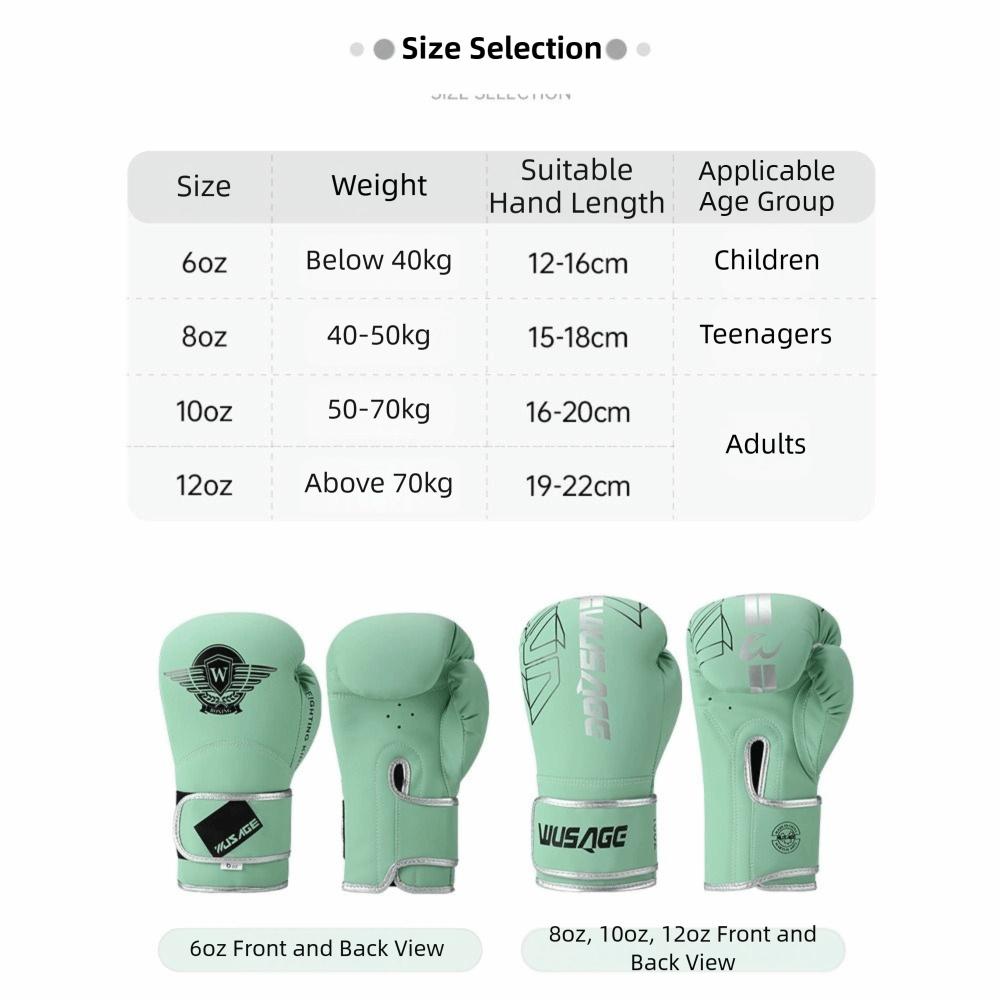 Professionelle Boxhandschuhe Atmungsaktive Kampfhandschuhe Modische MMA-Handschuhe für Kinder Erwachsene