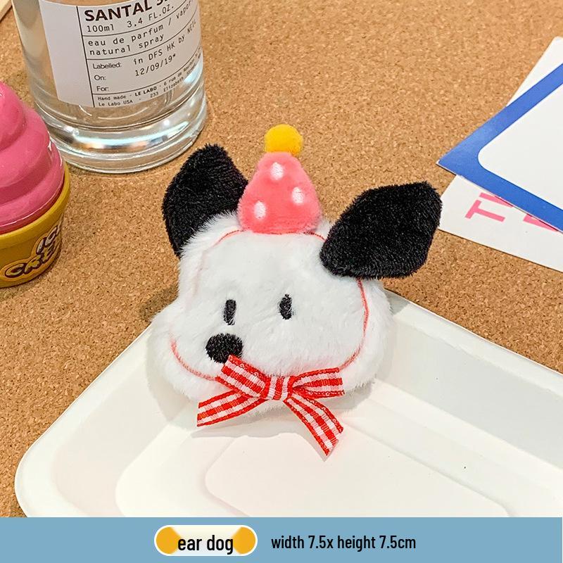 Очаровательный брелок-подвеска в виде плюшевой животной куклы – Милый мультяшный дизайн