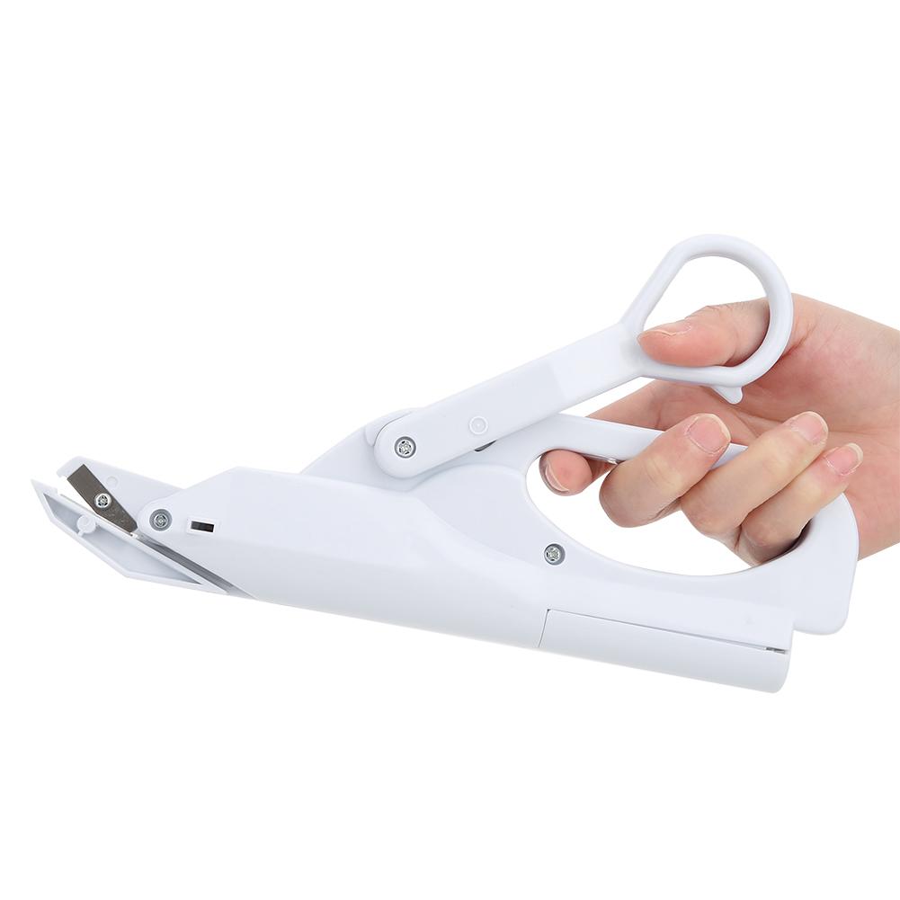 Household Electric Tailor Scissors Needlework Cutter Garment Fabric Shear Cutting ToolWhite