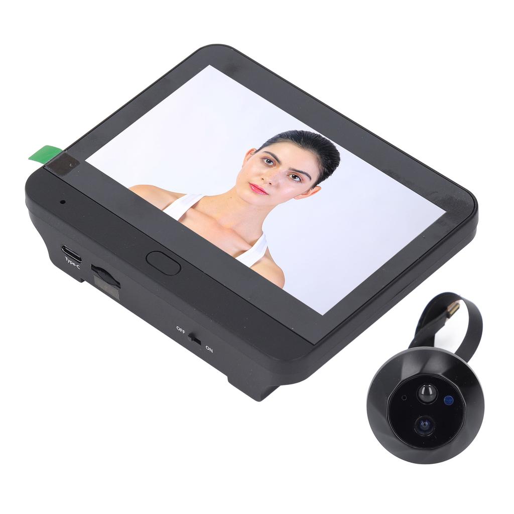 Wireless Video Doorbell Intercom System 1080P 4.3 Inch Color Screen 120 Degree Wide Angle Smart WiFi Video Doorbell