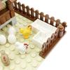 Hühnerstall Bausteine Hühnerstall Hühnerstall Sitzstange MOC Stadt Zubehör Tierfarm Modellsteine Teile Spielzeug für Kinder