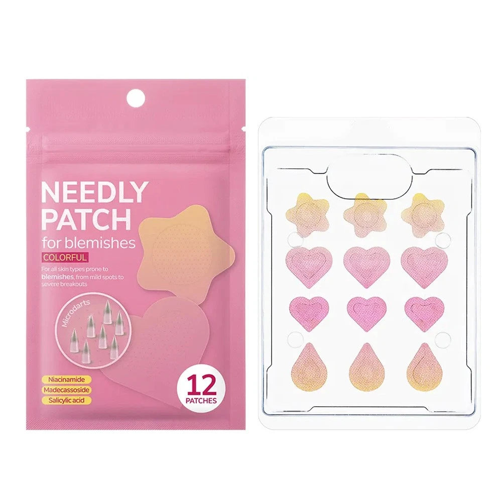 

NEEDLY Patch for Blemish Colorful 1pack (12pcs)