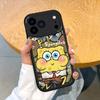 New Lambskin Soft Shell SpongeBob SquarePants Patrick Star Mobile Phone Case Apple 11/11/11 ProMax Cartoon Situation