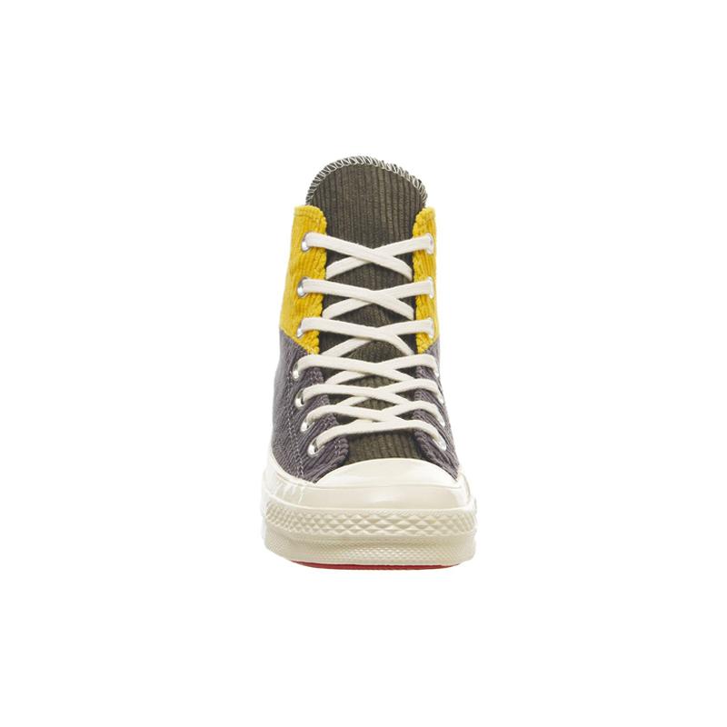 Converse X Offspring 1970s Chuck 70 Anti-Slip Shock Abrasion Resistant High Top Board Shoes Unisex Brown Yellow