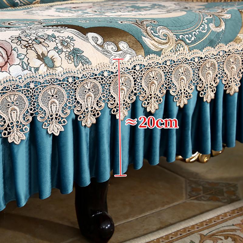 European Sofa Cushion Chenille Jacquard Fabric Sofa Cover Living Room Non-slip Slipcover Four Seasons Universal Armrest Towel