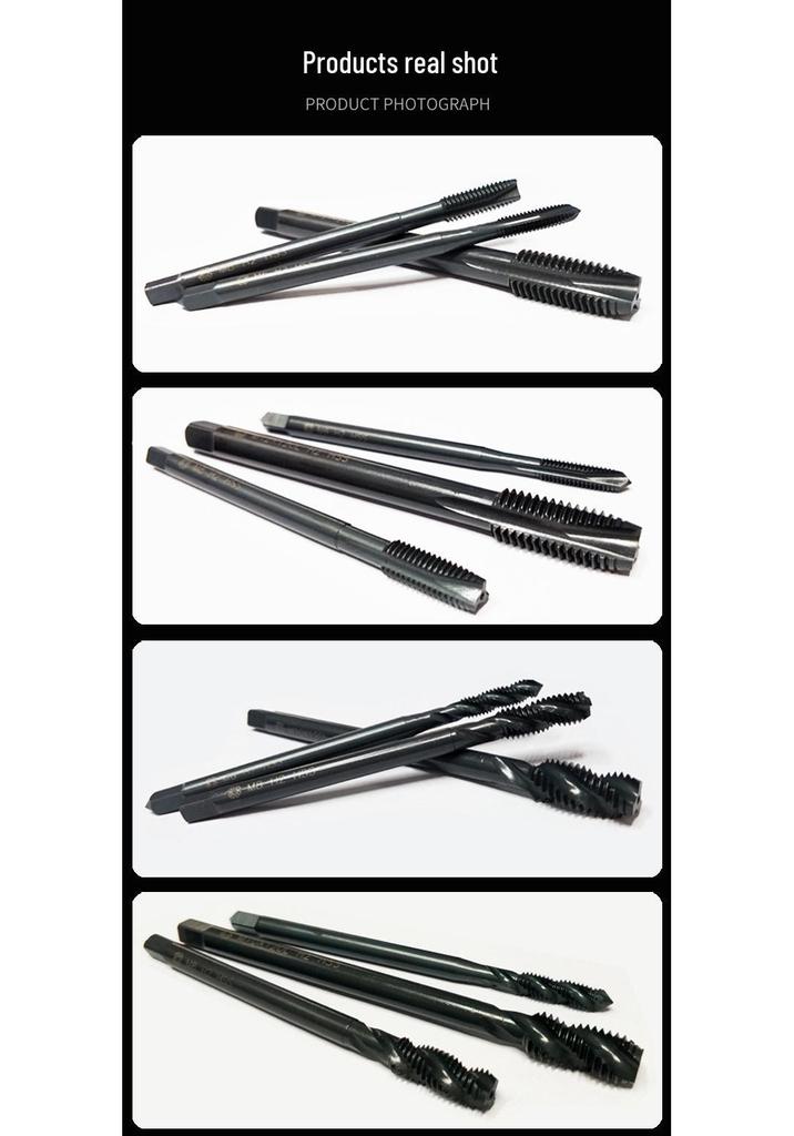 Shangtong Extended Taper and Spiral Tap Set: M3-M12x120