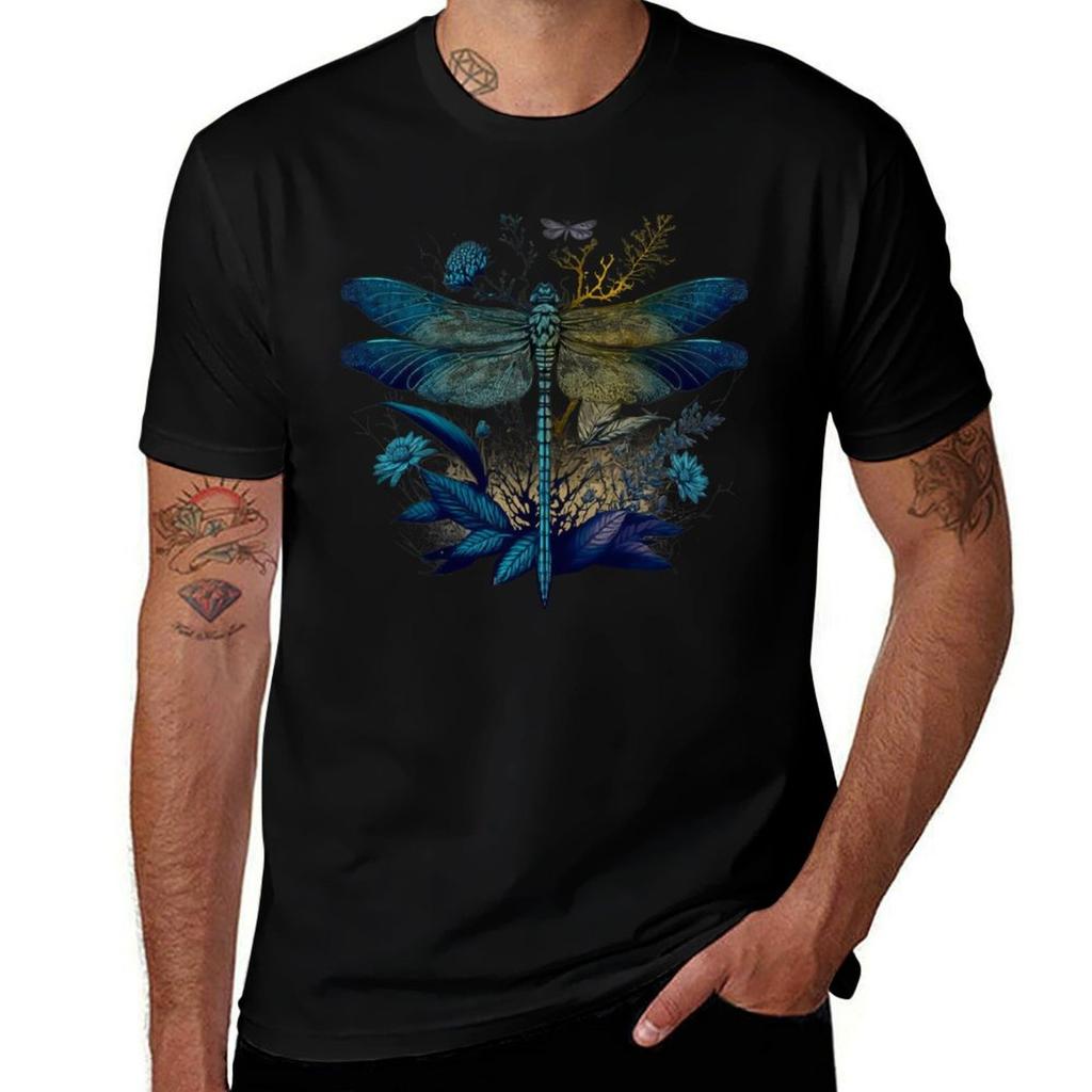 Dragonfly Mystical Nature Tshirt Outdoor Sports Short Sleeve Top