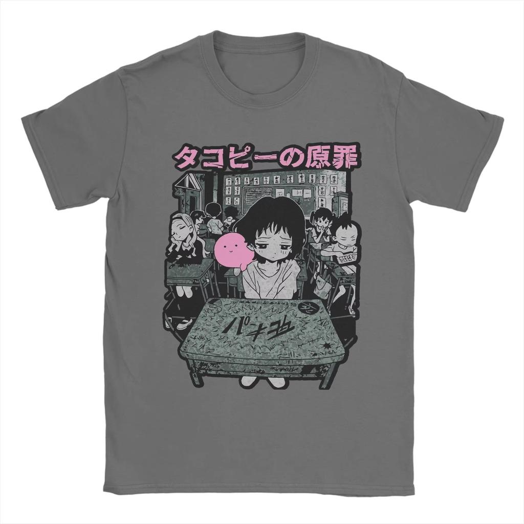 Takopis Orignal Sin Men's T Shirts Funny Tees Short Sleeve Round Neck T-Shirts Cotton Gift Idea Tops  Harajuku Kawaii Clothes