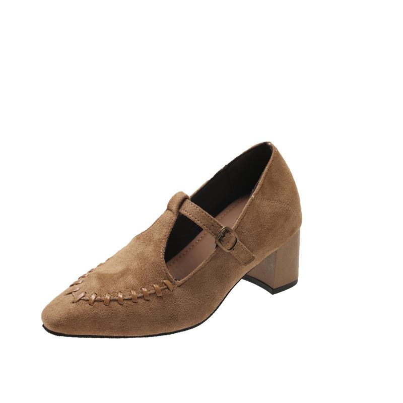 Inner Height Increase Retro Temperament Single Shoes Women's Shoes Spring and Autumn 2025 New Models with Skirt Design Mary Jane Shoes