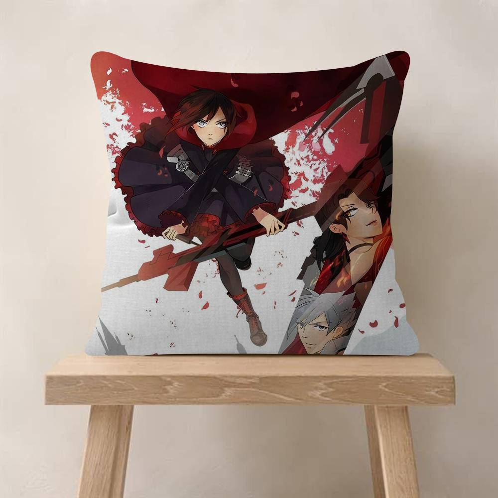 Cartoon RRWBYS Anime Personalized Pillow Cover Kids Bedroom Wild Party Decor Pillowcase Kid Birthday Shower Gift