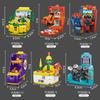 Fashion Video Play Piano Drum Set Shot Counter Assembly Model Children Assembled Building Blocks Toy Gifts