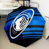 Atlanta Fc Emblem Design Automatic Folding Umbrella - 8-Rib Travel Umbrella with Auto Open/Close & Portable Gifts for holidays or birthdays