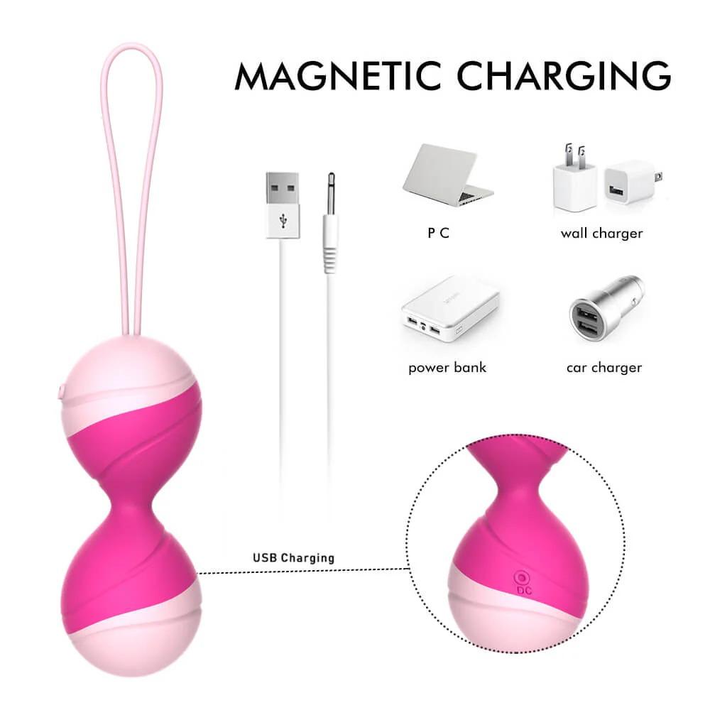 Remote Control 10 Speed Vibrating Kegel Balls Sex Toy for Woman Vaginal Tighten Exercise