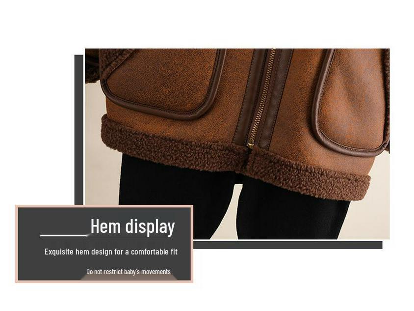 Chłopięcy płaszcz z podszewką ze sztucznego futra: Stylowa i Ciepła Odzież Wierzchnia na Zimę 2025