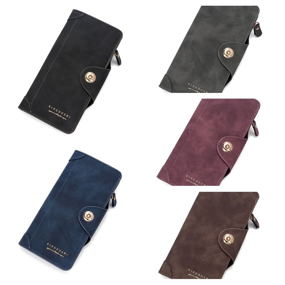 Card Brand Business Clutch Bag Purse ID Card Holder Simple Men PU Wallet Gift