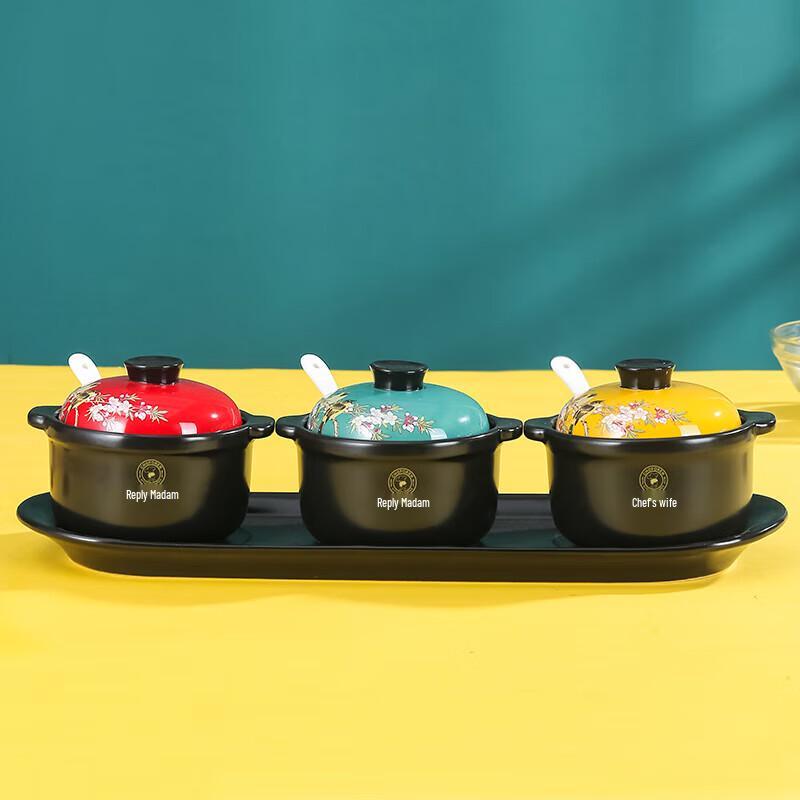Chef s Wife Ceramic Seasoning Jar Set