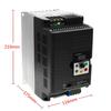 5.5KW 220V 3 Phase Input VFD Frequency Inverter 3 Phase Triphase Output Motor Speed Control Frequency Drive Converter