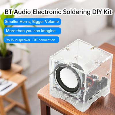 Bluetooth Lautsprecher DIY Kit DC 5V 3W BT Lautsprecher Stereo Verstärker Kleiner Audio DIY Bastelplatine Lötübungs-Kit