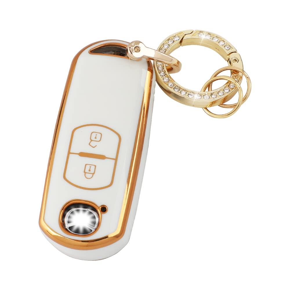 Futwod Mazda CX-3 CX-5 CX-8 Key Cover, Key Holder, Axela, Demio, Atenza, Verisa, Axela